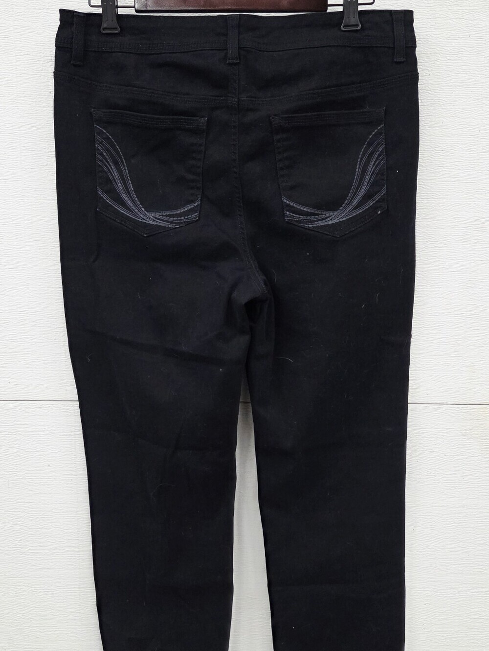 Style & Co Black Stretch Jeans 12 - Picture 5 of 7